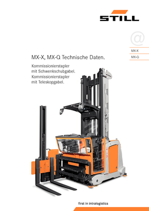 Încărcătoare laterale electrice Still MX-X