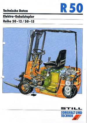 Stivuitoare frontale electrice Still R 50-15