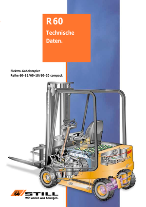 Stivuitoare frontale electrice Still R 60-16