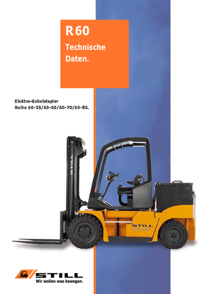 Stivuitoare frontale electrice Still R 60-60