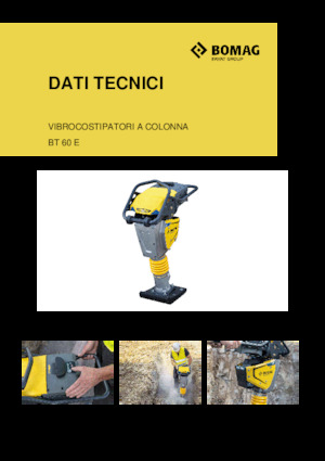 Maiuri compactoare electrice Bomag BT 60 E 