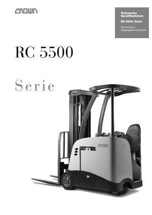 Stivuitoare frontale electrice Crown RC 5535 1.5