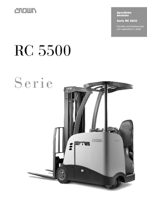 Stivuitoare frontale electrice Crown RC 5540 1.8