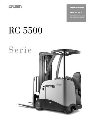 Stivuitoare frontale electrice Crown RC 5540 1.8