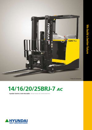 Stivuitoare electrice cu catarg retractabil Hyundai 14 BRJ 7