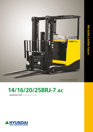 Stivuitoare electrice cu catarg retractabil Hyundai 20 BRJ 7