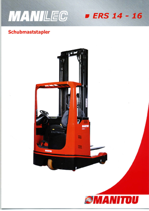 Stivuitoare electrice cu catarg retractabil Manitou ERS 14