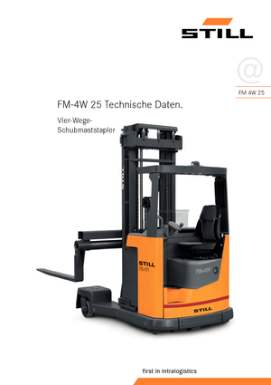 Stivuitoare electrice cu catarg retractabil Still FM 4 W 25