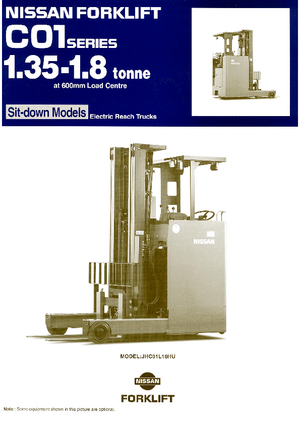 Stivuitoare electrice cu catarg retractabil Nissan JHC 01 L 18 HU