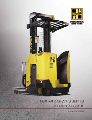 Stivuitoare electrice cu catarg retractabil Hyster N35ZRS2