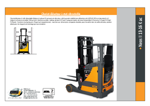Stivuitoare electrice cu catarg retractabil OMG Neos 13 K ac