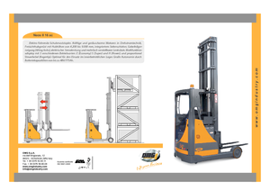 Stivuitoare electrice cu catarg retractabil OMG Neos II 16 AC