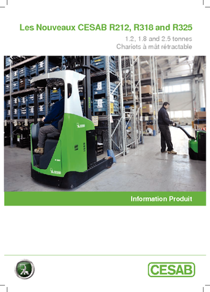 Stivuitoare electrice cu catarg retractabil Cesab R 318