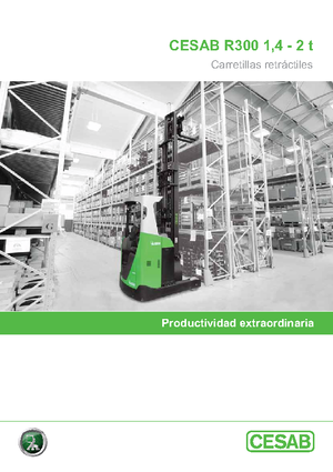 Stivuitoare electrice cu catarg retractabil Cesab R 320