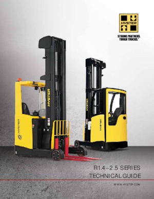 Stivuitoare electrice cu catarg retractabil Hyster R 2.5