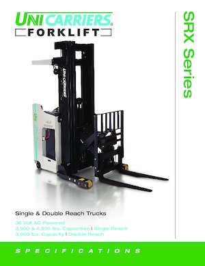 Stivuitoare electrice cu catarg retractabil UniCarriers SRX45N