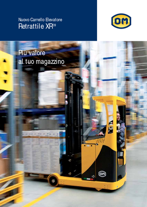 Stivuitoare electrice cu catarg retractabil OM XR 14 ac