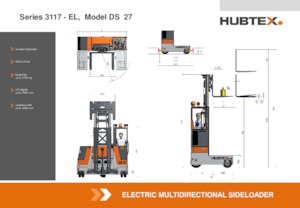 Încărcătoare laterale electrice Hubtex DS 27 EL