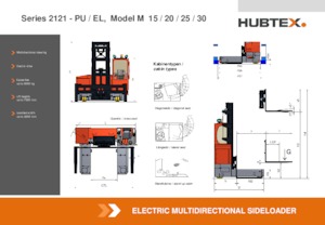 Încărcătoare laterale electrice Hubtex M 30