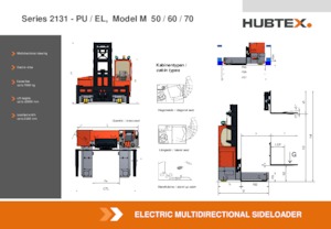 Încărcătoare laterale electrice Hubtex M 60