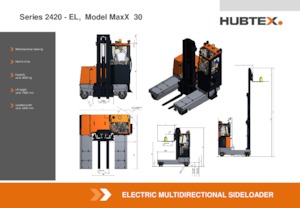 Încărcătoare laterale electrice Hubtex MaxX 30 EL