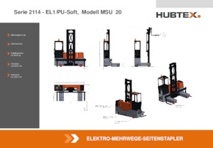 Încărcătoare laterale electrice Hubtex MSU 20 EL1
