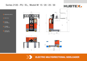 Încărcătoare laterale electrice Hubtex MQ 20