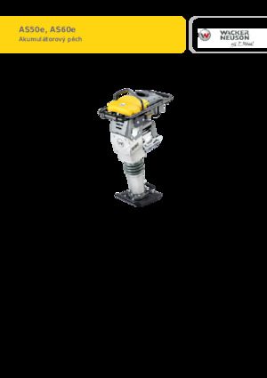 Maiuri compactoare electrice Wacker Neuson AS60e 