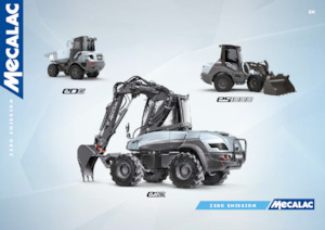 Excavatoare pe Roți Electrice Mecalac e12