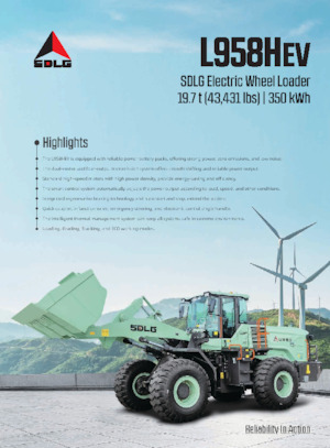 Încărcătoare pe Roți Electrice SDLG L958HEV