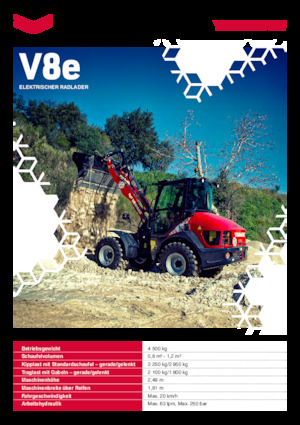 Încărcătoare pe Roți Electrice Yanmar V 8e
