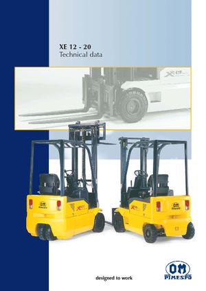 Stivuitoare frontale electrice OM XE 15/3 ac