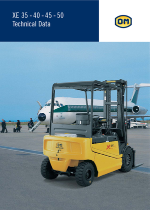 Stivuitoare frontale electrice OM XE 35