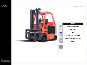 Stivuitoare frontale electrice Carer Z 70 KN