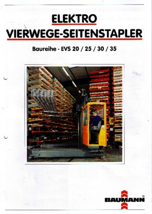 Stivuitoare multidirecționale electrice Baumann EVS 30/14/33