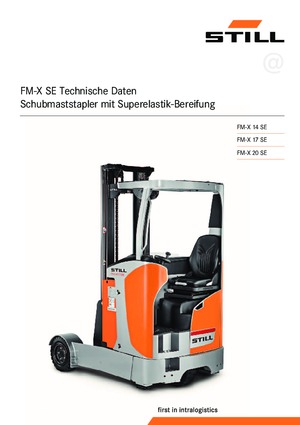 Stivuitoare electrice cu catarg retractabil Still FM-SE 17