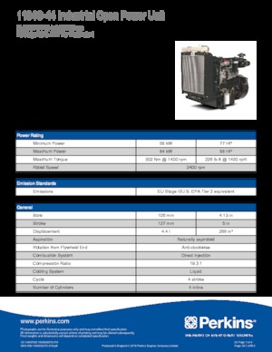 Motoare Perkins 1104C-44