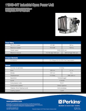 Motoare Perkins 1104C-44T