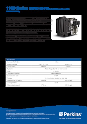 Motoare Perkins 1104D-E44TA