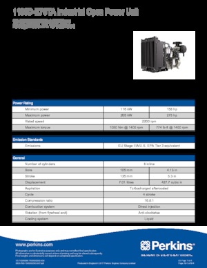 Motoare Perkins 1106D-E70TA