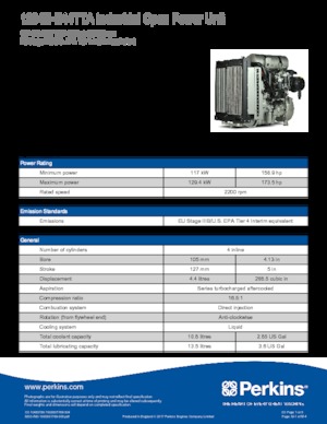 Motoare Perkins 1204E-E44TTA