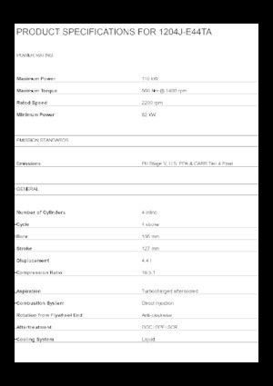 Motoare Perkins 1204J-E44TA