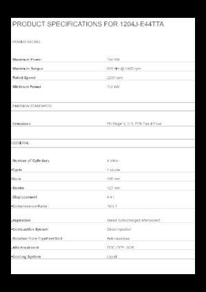 Motoare Perkins 1204J-E44TTA