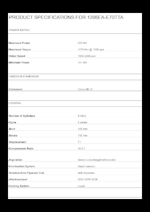 Motoare Perkins 1206EA-E70TTA