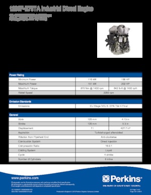 Motoare Perkins 1206F-E70TA