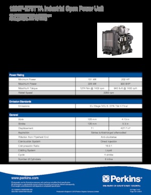Motoare Perkins 1206F-E70TTA