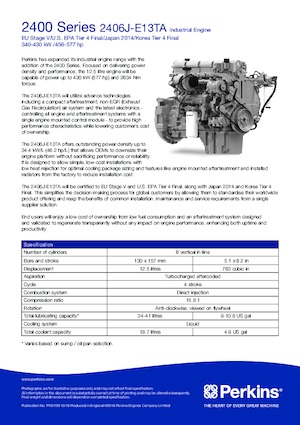 Motoare Perkins 2406J-E13TA