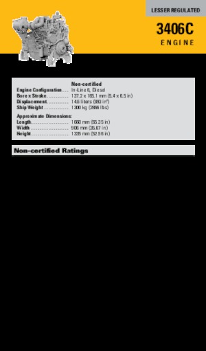 Motoare Caterpillar 3406C