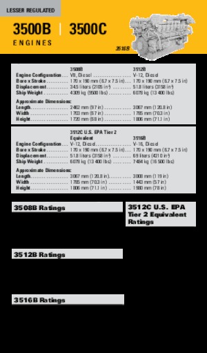 Motoare Caterpillar 3512B