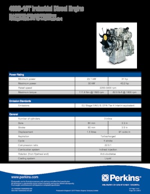 Motoare Perkins 403D-15T